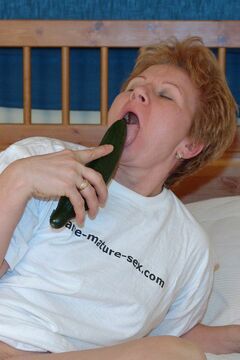 she needs dick but will settle for cucumber