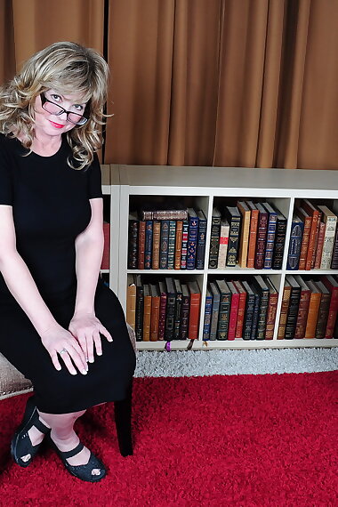 Naughty American Librarian getting very frisky